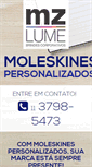 Mobile Screenshot of moleskinespersonalizados.com